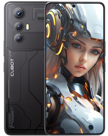 CUBOT MAX 5 – 6,9 FHD+ 144Hz Smartphone, 12GB und 256GB, 100MP Kamera, 5100mAh Akku, Android 14, OctaCore Prozessor, Schwarz