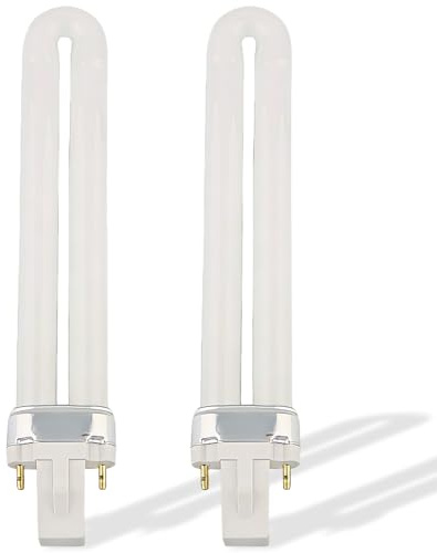 HUIKUANGEU Lampadine Tubolari,2 Pezzi Lampada Fluorescente Compatta da 11W,Lampada a Risparmio Energetico,Tubo a Forma di U,Lampadine a Tubo,Per Cucina,Sala da Pranzo,Bar,Camera da Letto,Ufficio