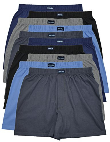 MioRalini Boxershorts för män, lediga och mjuka, klassiska, set om 10.