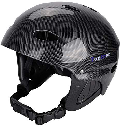 Tontron Classic Wakeboard Kajak Kite Surf Wassersporthelm Kohlefaser M(53-59cm)