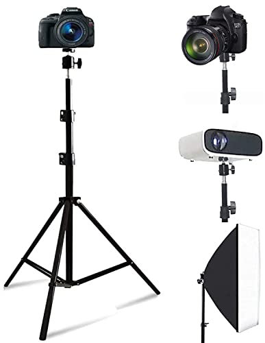 Projector Tripod Stand, Portable Tripod Mount Floor Stand, Folding Floor Tripod Projector Photography Light Stand, Adjustable Height 29 to 70 Flexibly Floor Stand Holder
