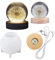 Chedin DIY Runde Silikon Form mit Lampenfassung, LED Lampe Kugel Epoxidharz Formen, Basteln Resin Gießform for Kleine Tischlampe (Silikonformen-Set)