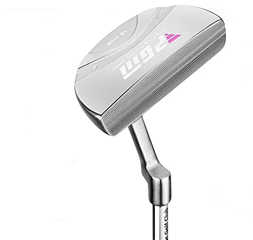 Golf Putter Frauen 33 '' Rechtshänder Edelstahl Golfschläger Weiße Farbe Golf Training Chipping Club Head für Damen