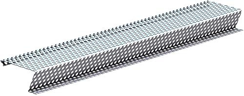 SAREI Haus- und Dachtechnik Laubschutz | 1250mm Länge | für alle Dachrinnenarten | RG 150 | hochwertig aus Aluminium | Lochblech | Made in Germany, Aluminium Natur, 4005485, Richtgröße 150 (Ø 153 mm)