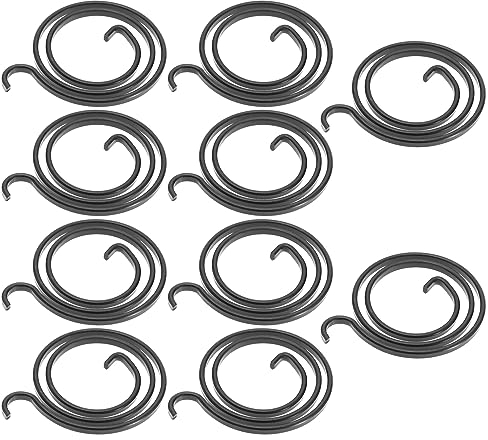 10pcs Tourner Ressorts de Poignée de Porte Bricolage Kit de Réparation Ressort de Poignée de Porte Accessoires pour Poignées de Porte Internes Gauche et Droite 36.5x27.5mm