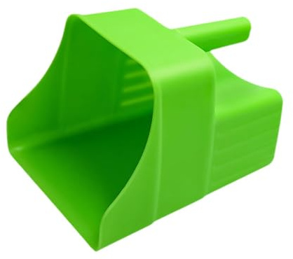 Fenteer Cuchara para Pienso Apilable Cuchara para Pienso Cerrada para Suministros de Alimentación Ganaderos de Caballos
