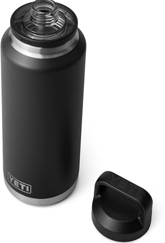 YETI Rambler Flasche Mit Chug-Verschluss, Black, 46 oz (1,3 L)