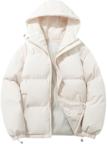WOWEI Doudoune Chaude d'hiver pour Femme Mode Veste Matelassée Manteau à Capuche Hiver éPaissir Parka Veste Chaude Blousons avec Fermeture à Glissière Coupe Vent Manteaux Fille