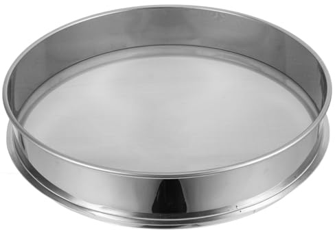 Colino per polline, setaccio da 20 cm, 150 mesh, colino per hash, colino da cucina, farina, riso, tagliatelle, zucchero a velo