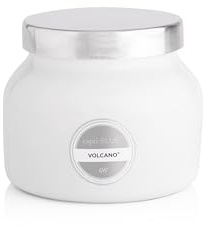 Capri Blue Volcano Scented Candles - Luxury Glass Jar Candles for Home Scented with Tropical Fruit & Sugared Citrus - Soy Wax Blend - Capri Blue Volcano - White Color (8 oz)