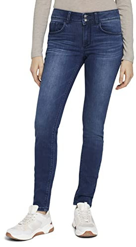 TOM TAILOR Damen 1024688 Alexa Skinny Jeans, 10282 - Dark Stone Wash Denim, 31W / 30L EU