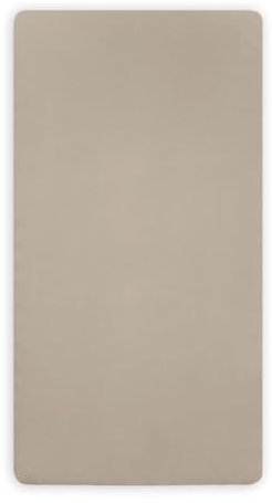 Jollein Jersey-Spannbettlaken, 80/90 cm Länge x 40 cm Breite, Nougat