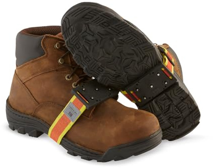 K1 Mid-Sole Intrinsic Ice Cleats for Men & Women - Rotatable Non-Sparking Traction Aids for Winter Snow - Low Profile