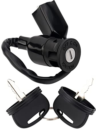Road Passion Blocco Accensione 53417-50549 Interruttore a Chiave di Accensione con 2 Chiavi Compatibile per Polaris Scrambler 50 2001-2003 Scrambler 90 2001-2003