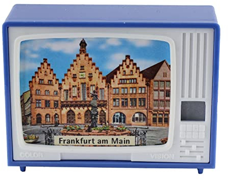 Freak Scene Gucki - klick-Fernseher - Frankfurter Sehenswürdigkeiten - Frankfurt - blau