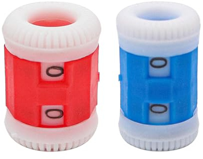 Namvo Row Counter for Knitting Knitting Ring Row Counter Plastic Knit Counter Knitting Crochet for DIY Craft Project (10 Pcs)