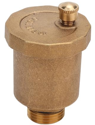 Automatisches Entlüftungsventil, Messing Minical Unidirektionale Entlüftungsventile, schnelles Entlüftungsventil für Wasser, Öl (G3/4)