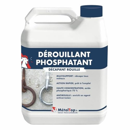 Metaltop - Derouillant Phosphatant - Incolore - RAL Incolore - Pot 20 L