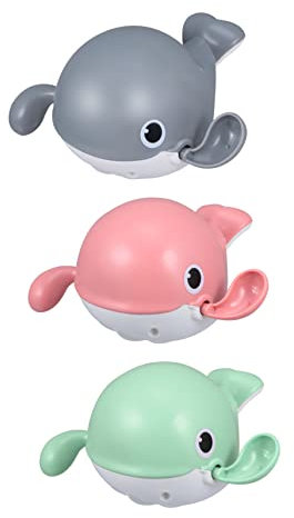 Abaodam 3st -bades Pielzeug Schwimmbad Wanne Tiere Kind Spielzeugboot Plüsch Outdoor-wasserspielzeug Sprinklerbad Walspielzeug Badespielzeug Wal Walbaby Gießen Sprinkler Walbad Plastik