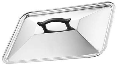 LIGIGWASH Antisalpicaduras Acero Inoxidable Tapa Cuadrada Reutilizable Cocina Hogar Restaurante