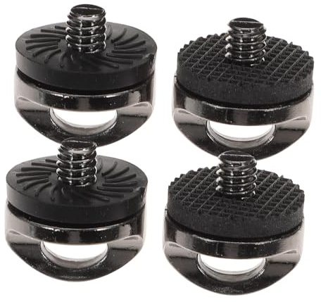 LRXIYODE 4 pezzi Viti D-ring per Tracolla Fotocamera Montaggio Rapido e per Accessori Reflex DSLR e Treppiede Design Smontaggio Veloce per Appassionati di Fotografia