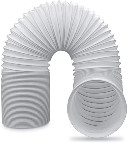 Air Conditioner Portable Exhaust Hose- 5 in Diameter Size - 59 in Long - Universal Flexible Counter Clockwise Tube