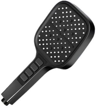 Compatibile con soffioni doccia di grandi dimensioni, 7 modalità, accessori for ugelli miscelatori ad alta pressione da bagno regolabili(Black-1pc)