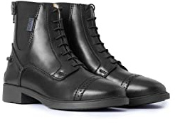 HORZE Bottines d'équitation Kilkenny, Chaussures d'équitation femme, Noir, 42