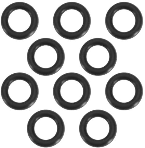 EMSea 10 Stück O-Ring-Gummidichtungen Ersatz Kompatibel mit Aldi Workzone Hochdruckreiniger O-Ringe Hochdruckreiniger-Zubehör Schwarz
