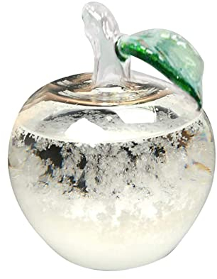 WSJianYuan und Weihnachtsbirnen, Wetterdekoration, Desktop, 50 ml, austauschbare Glasflasche, Heimdekoration, Solarleuchten, Gartenstatuen für den Außenbereich (weiß, Einheitsgröße) charitable