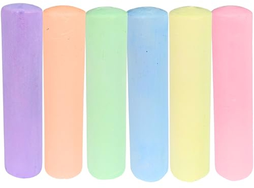 Best Sporting - Lot de 6 craies de peinture fluo - Pour enfants et adultes - Couleurs vives - Idéal pour la rue et la cour - Facile à manipuler et soluble dans l'eau