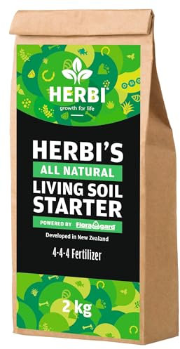 Herbi Living Soil Starter 4-4-4 – Organischer Naturdünger für gesundes Pflanzenwachstum 2kg
