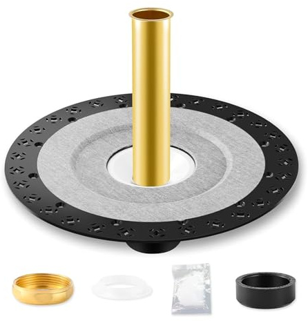 ROYJJ Vasche da bagno indipendenti Set di scarico completa Vasca indipendente ruvida In set facile da installare Scarico vasca autoportante per kit di scarico del bagno Bathroo