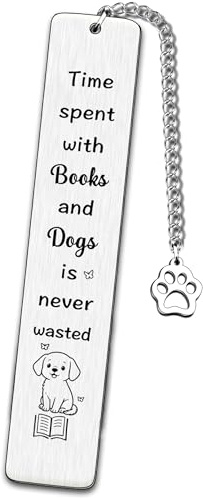 TTOVEN Dog Bookmarks for Book Lovers Women Men Gifts Dog Walker Gifts Christmas Birthday Gift