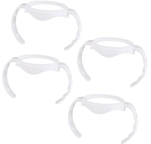 4st Nappflaskhandtag, Premiumslitstarka Flaskhandtag för Nyfödda med Greppvänlig Design Snabb Installation Lämpliga för Små Babyhänder Att Hålla i