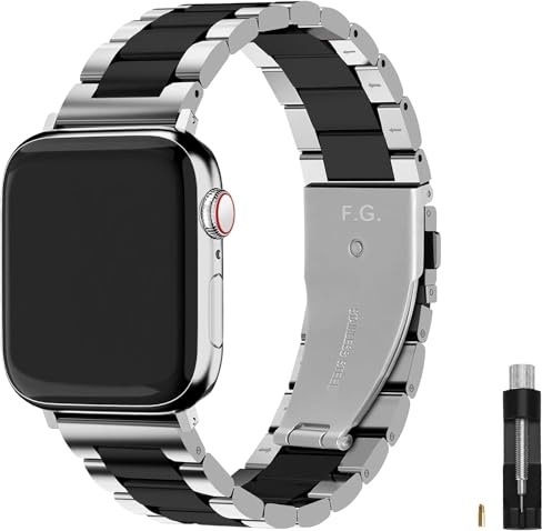 Fullmosa metallarmband för Apple Watch 40mm 41mm 38mm med boett