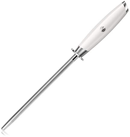 Cangshan Thomas Keller Signature Collection, Diamond Coated 8-Inch Honing Steel, White