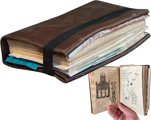 KFGJ Agenda Indiana Jones Graal, réplique d'accessoires de film classique, journal vintage, livre créatif de collection, meilleur cadeau, Raiders of the Lost Ark, pour les fans du film Indiana Jones,