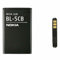 Genuine Original Replacement Rechargeable Nokia Battery Akku BL-5CB 800mAh 3.7V 3.0Wh For Nokia 100 1010 1100 100 106 105 113 103 X2-05 C1-01 1800 3108 2135 6086 6108 6230 N72 N91 (BULK PACKAGING)