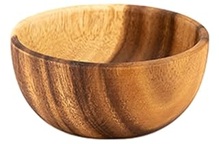 VUIUYOIES Saladier Rond Écologique - Durable Et Fiable Moderne Large Gamme D'utilisations Bois Bols En Bois Bol Bols Bol Rond, 13cm