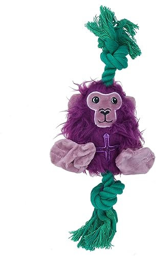 AB Tools Durable Soft Safari Big Foot Monkey Knotted Internal Rope Play Toy Dog Toy Gift