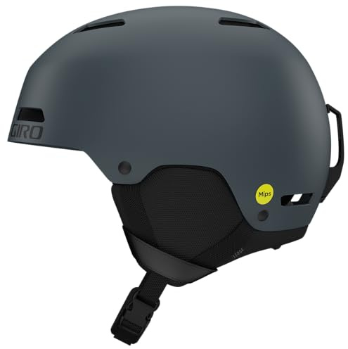 Giro Ledge MIPS - Casco da sci e snowboard, per uomini, donne e ragazzi, colore: squalo scuro opaco, L (59-62,5 cm)