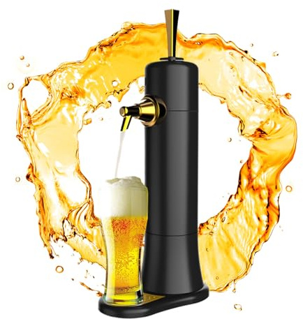 WRJAHCG Spillatore Birra,Dispenser Birra Refrigerato,Spillatrice Birra Schiumatore di Birra,Regalo di Birra per Il Marito Padre Figlio