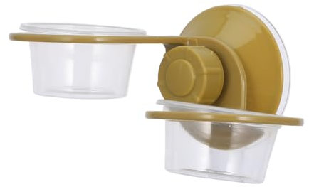 Sosoport Reptilien Futter Und Wassernapf Mit Doppelhalterung Praktische Hängende Futterschale Für Schildkröten Und Echsen Installieren Und Vielseitig Einsetzbar