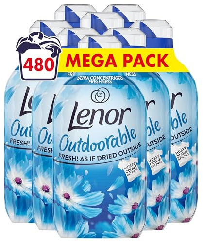 Lenor Outdoorable Fabric Conditioner 480 Washes (8x60), Spring Awakening - Ultra Concentrated Freshness