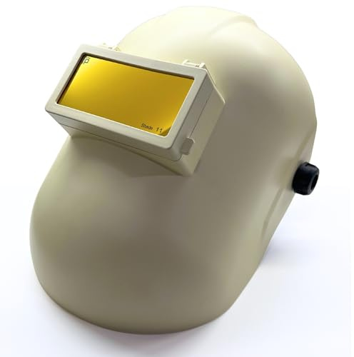 Ridge Products Throne 2.0 | White Flip Up Sugar Scoop Welding Hood | Ridged - Lightweight 2x4 Welding Helmet | Extra Durable Flip Up Welding Helmet - Fits Cheaters | Lens Not Included