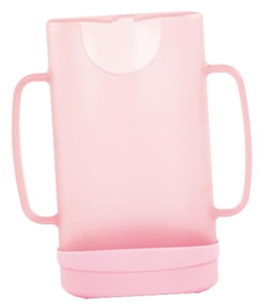 TTETTZ Porte-sachets Léger, Portable, sans Dégâts, Anti-déversement, pour Sachets Alimentaires et Boîtes à Boissons, Facile à Tenir, Rose