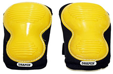 Draper® Heavy Duty Knee Pads Hard Shell & Comfortable Adjustable