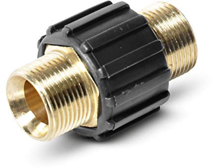 Schlauchverbinder PremiumPlus!+ für Hochdruckschläuche von Kärcher und Kränzle Hochdruckreiniger HD & HDS mit M22 Gewinde wie 4.403-002.0 von ONE! - Made in Germany