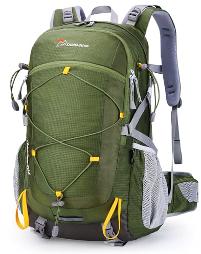 MOUNTAINTOP Zaino da Trekking 40 Litri Zaino Montagna per Uomo Donna Zaino Escursionismo per Viaggio Hiking Escursione Campeggio, 55 x 35 x 25 cm
